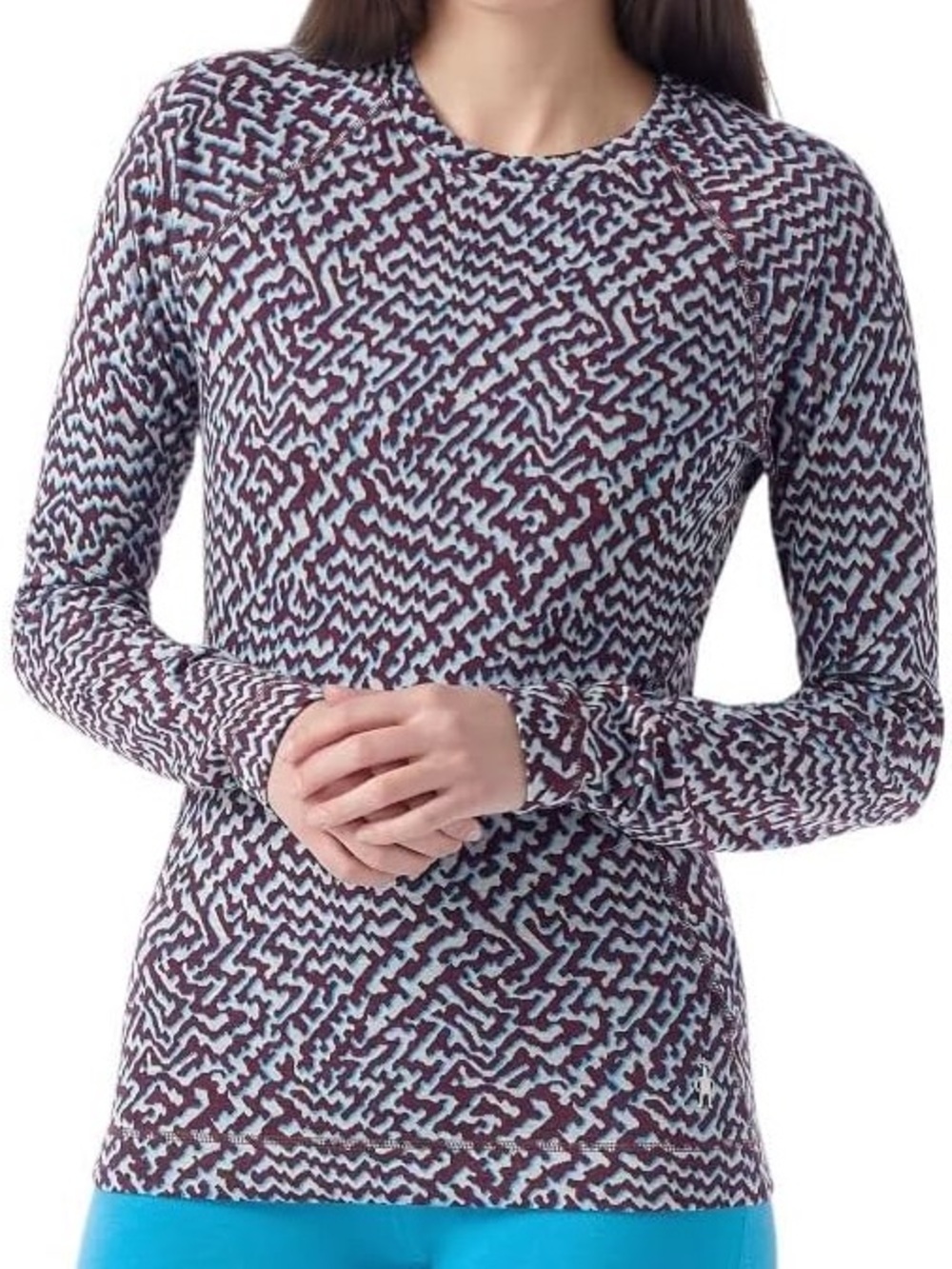 Smartwool Women's Classic Thermal Merino 250 Base Layer Crew Shirt in Retro XL